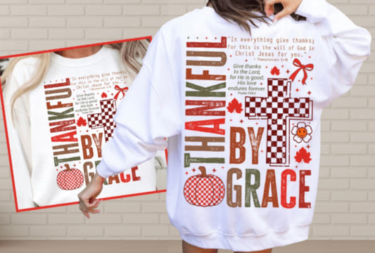 DTF- Thankful By Grace