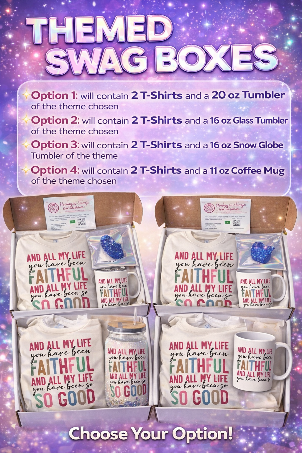 Faith Based Themed Swag Box