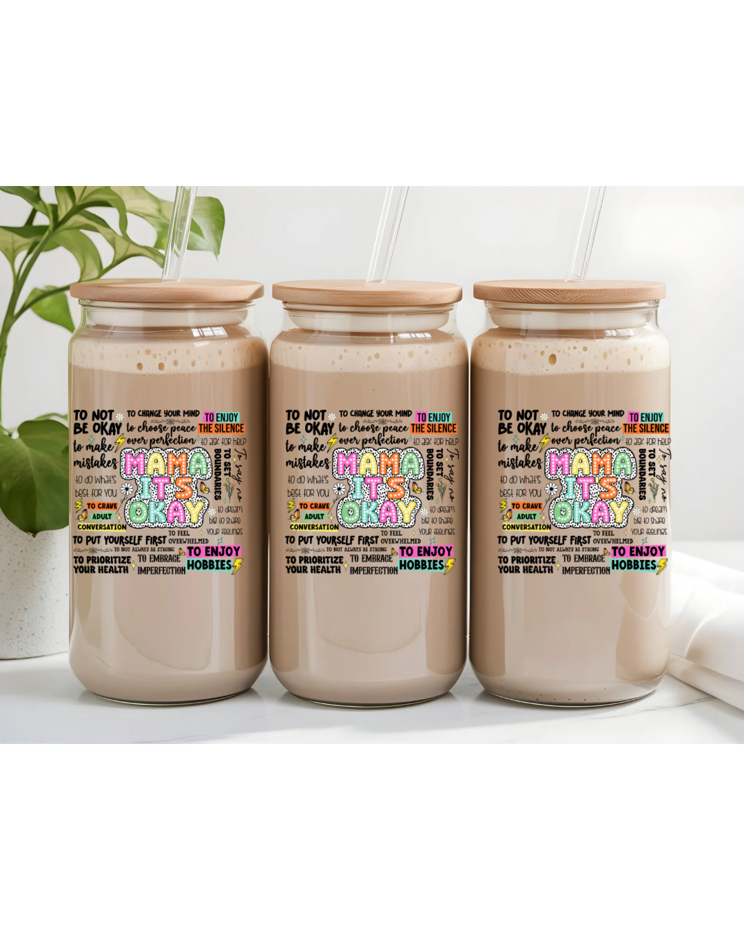 UV DTF- Mama It's Ok