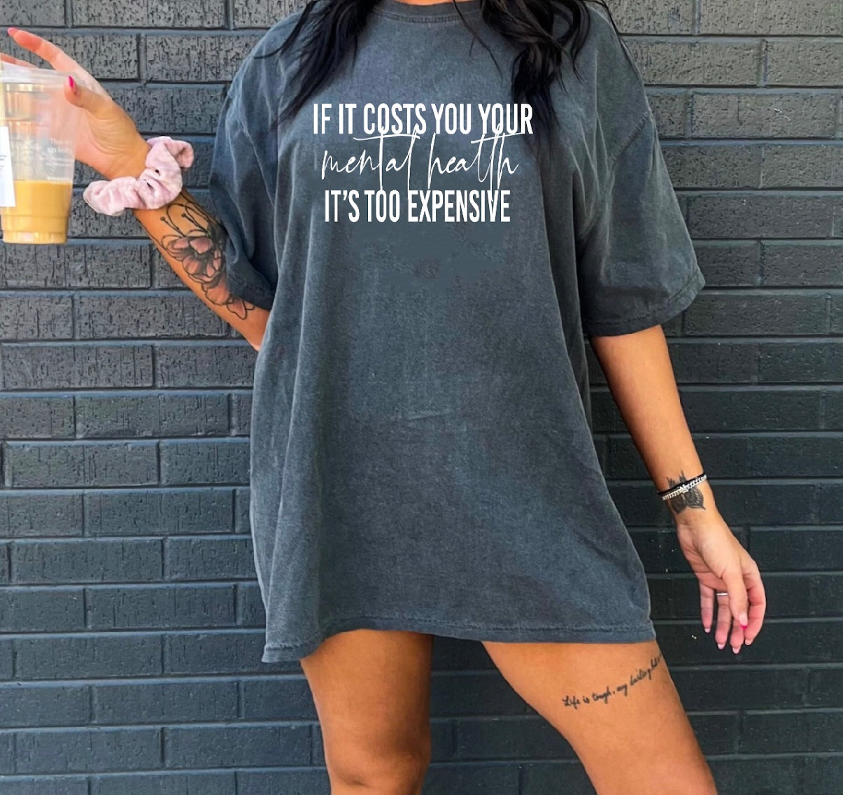 Screen Print- If it costs your mental health
