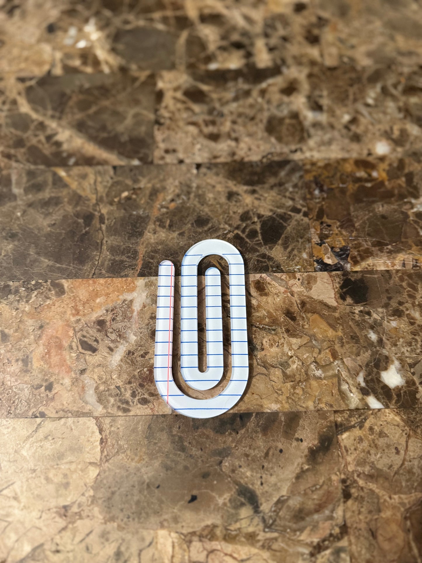 Customized Large Acrylic Paper Clip