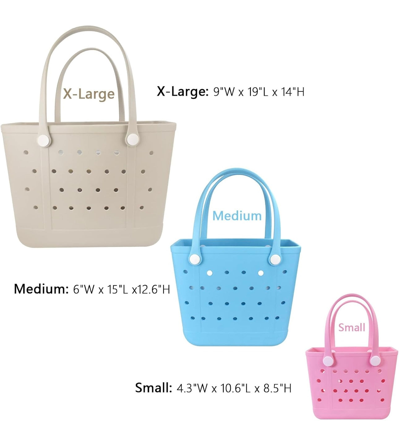 Customized Waterproof Beach Bags | Personalized EVA Tote