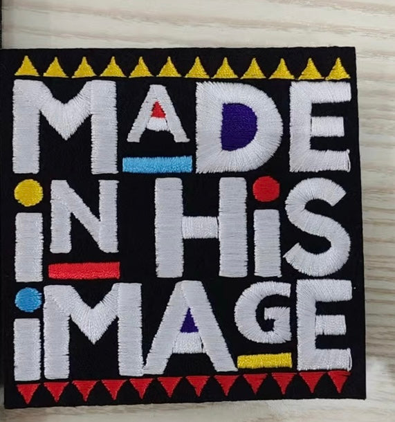 Made In His Image- Hat/Pocket Patch