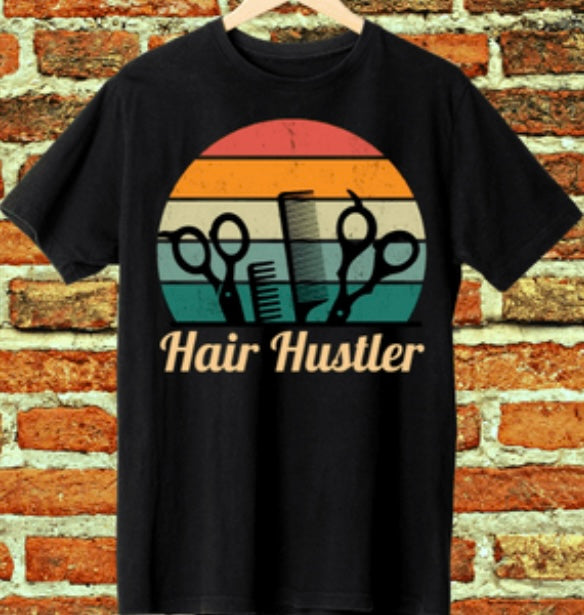 (Print To Order) DTF- Hair Hustler (Color)
