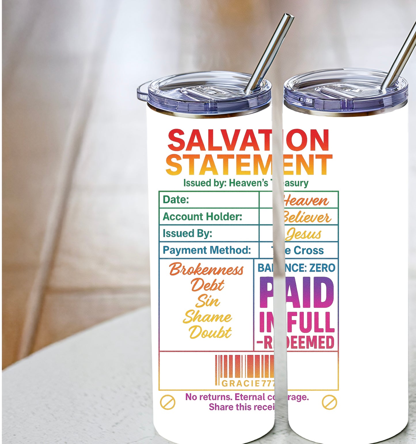 Salvation Statement- Transfers