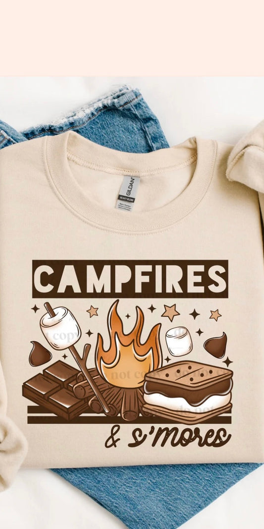 Glitter Clear Film- Campfires and S’mores