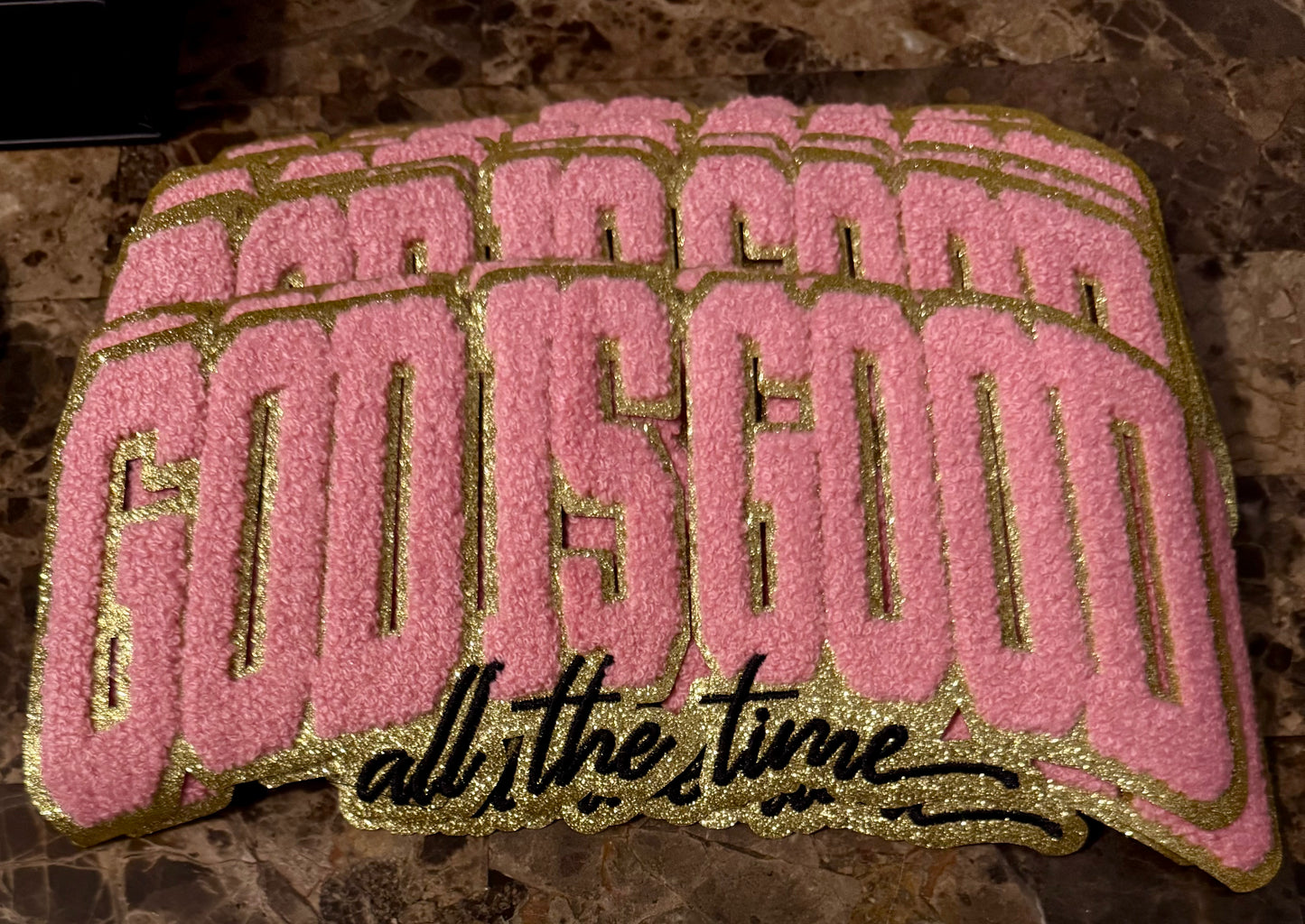 God is Good Chenille Patch