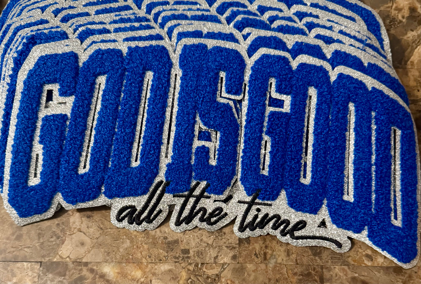 God is Good Chenille Patch