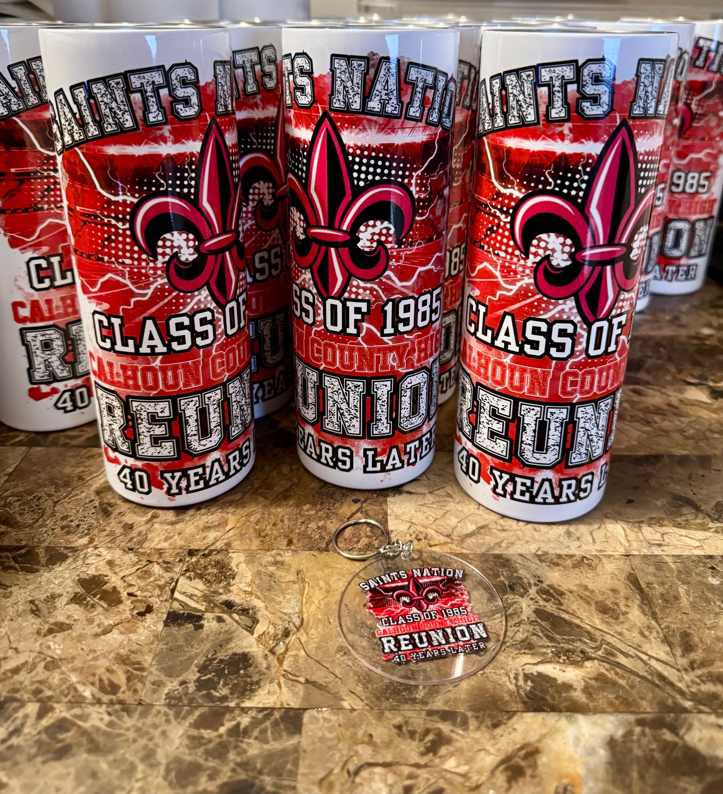 Sublimation Tumbler and Keychain Bundle