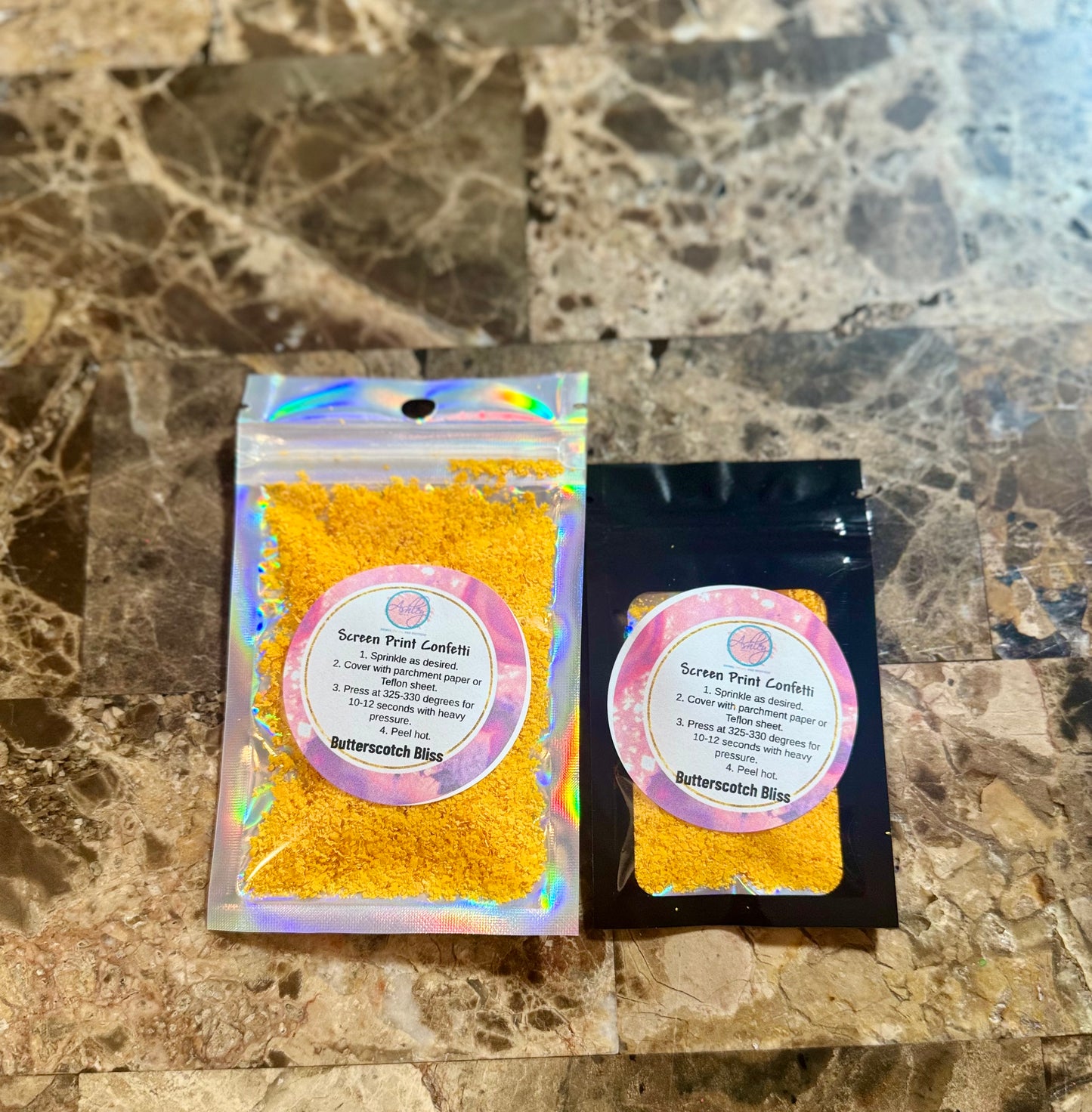 Screen Print Confetti Sample Pack