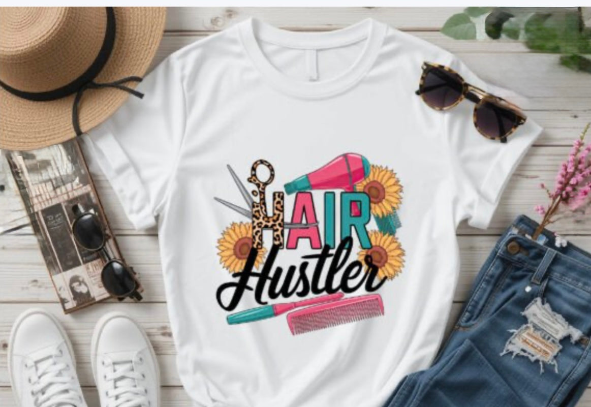 (Print To Order) DTF- Hair Hustler (Color)