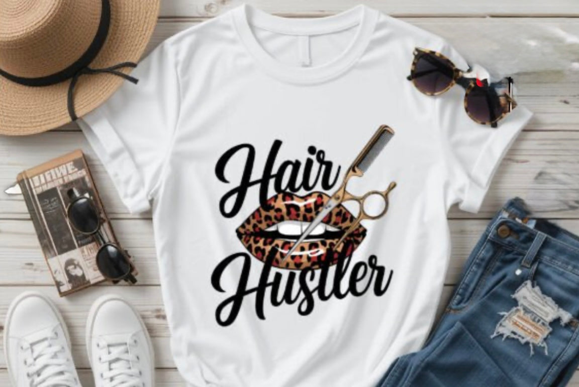 (Print To Order) DTF- Hair Hustler (Color)