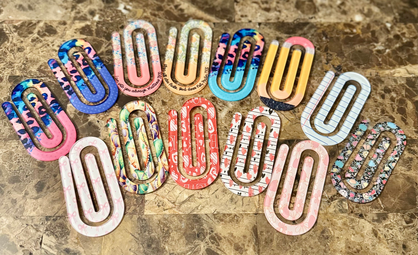 Customized Large Acrylic Paper Clip