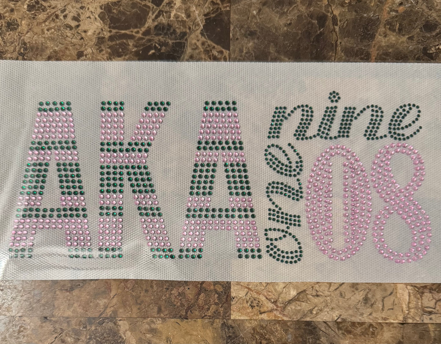 Rhinestone Blinged Transfers