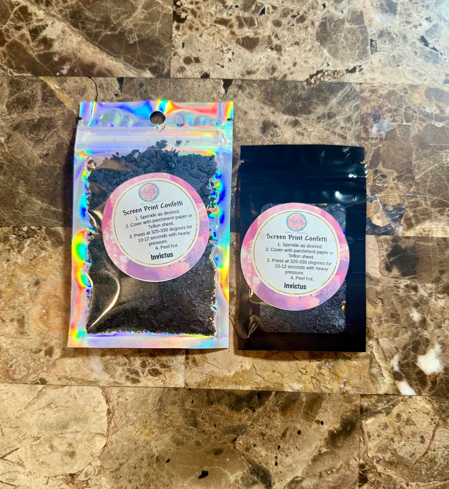 Screen Print Confetti Sample Pack