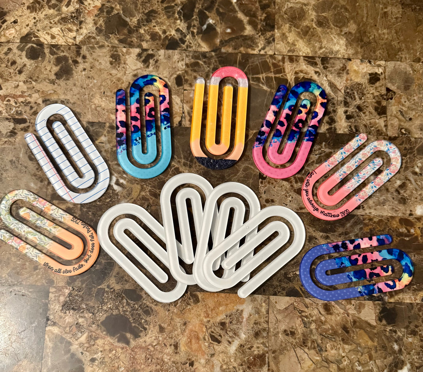 Customized Large Acrylic Paper Clip