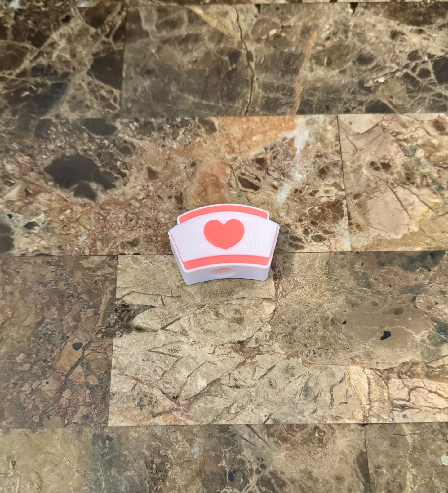 Healthcare Worker - 3D Printed Straw Topper (w/ 2 sizes)