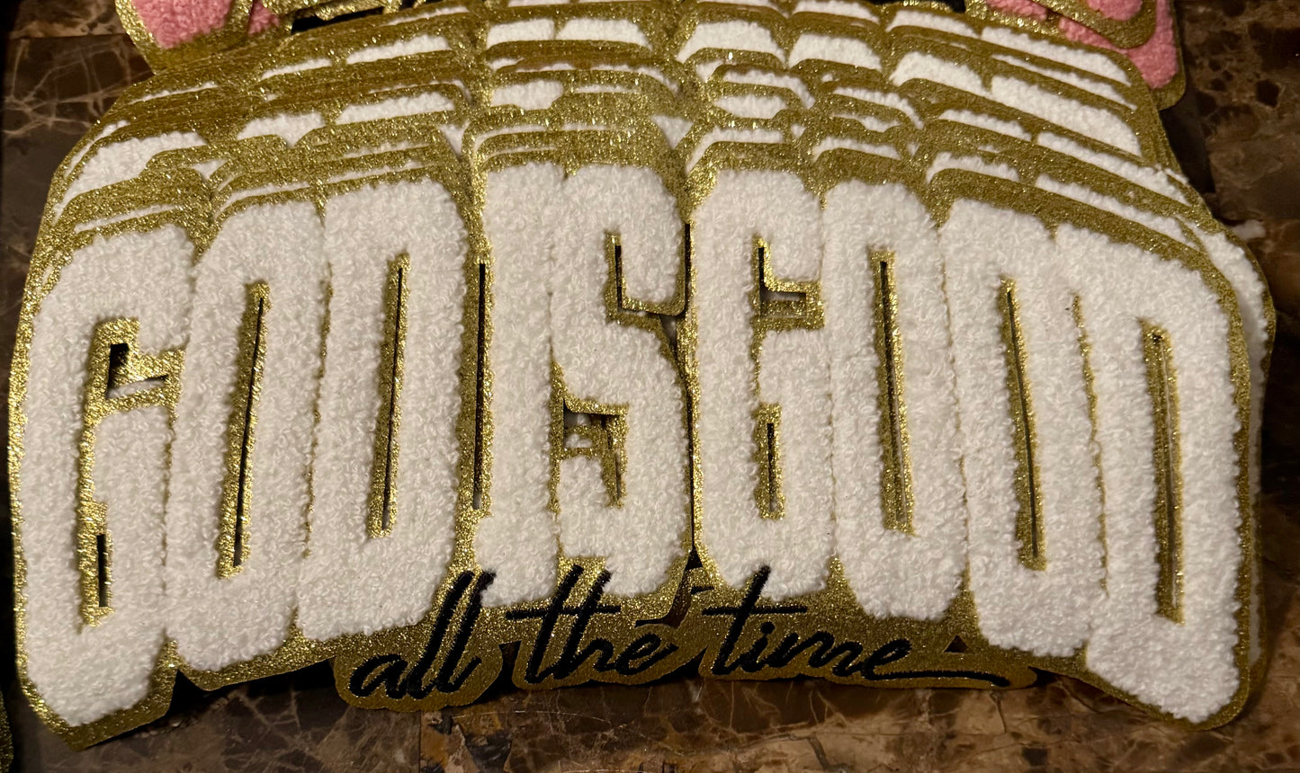 God is Good Chenille Patch