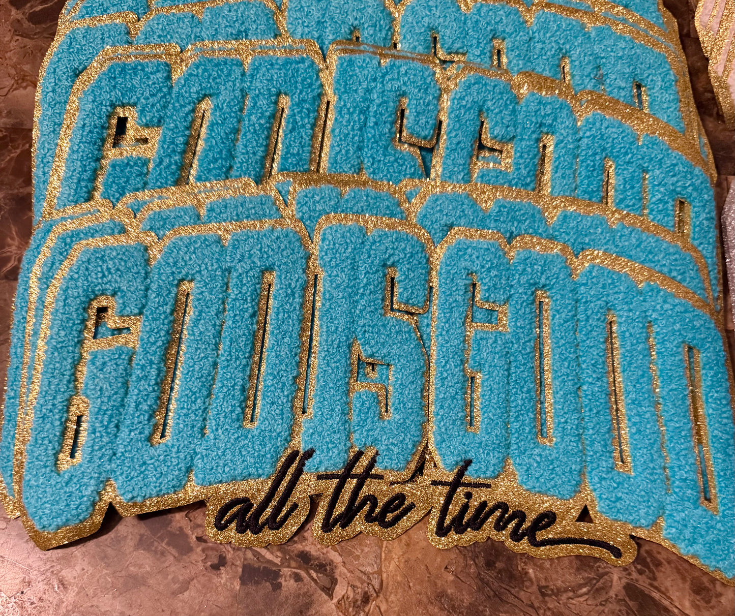 God is Good Chenille Patch