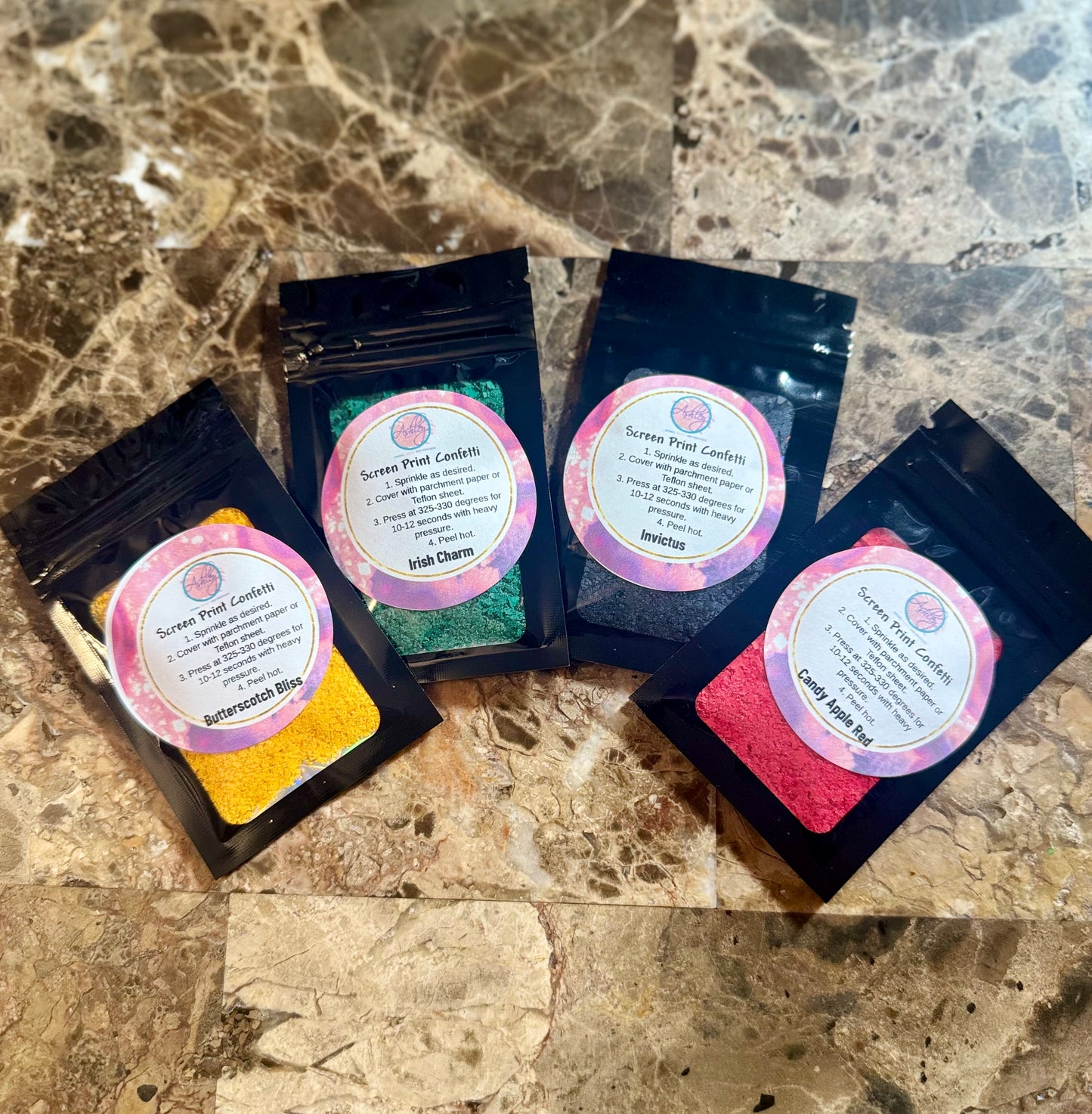 Screen Print Confetti Sample Pack