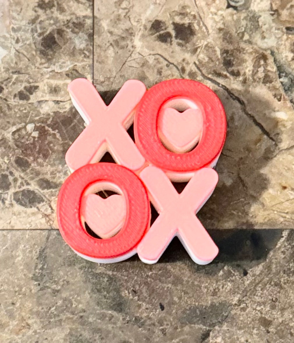 XOXO - 3D Printed Straw Topper (w/ 2 sizes)