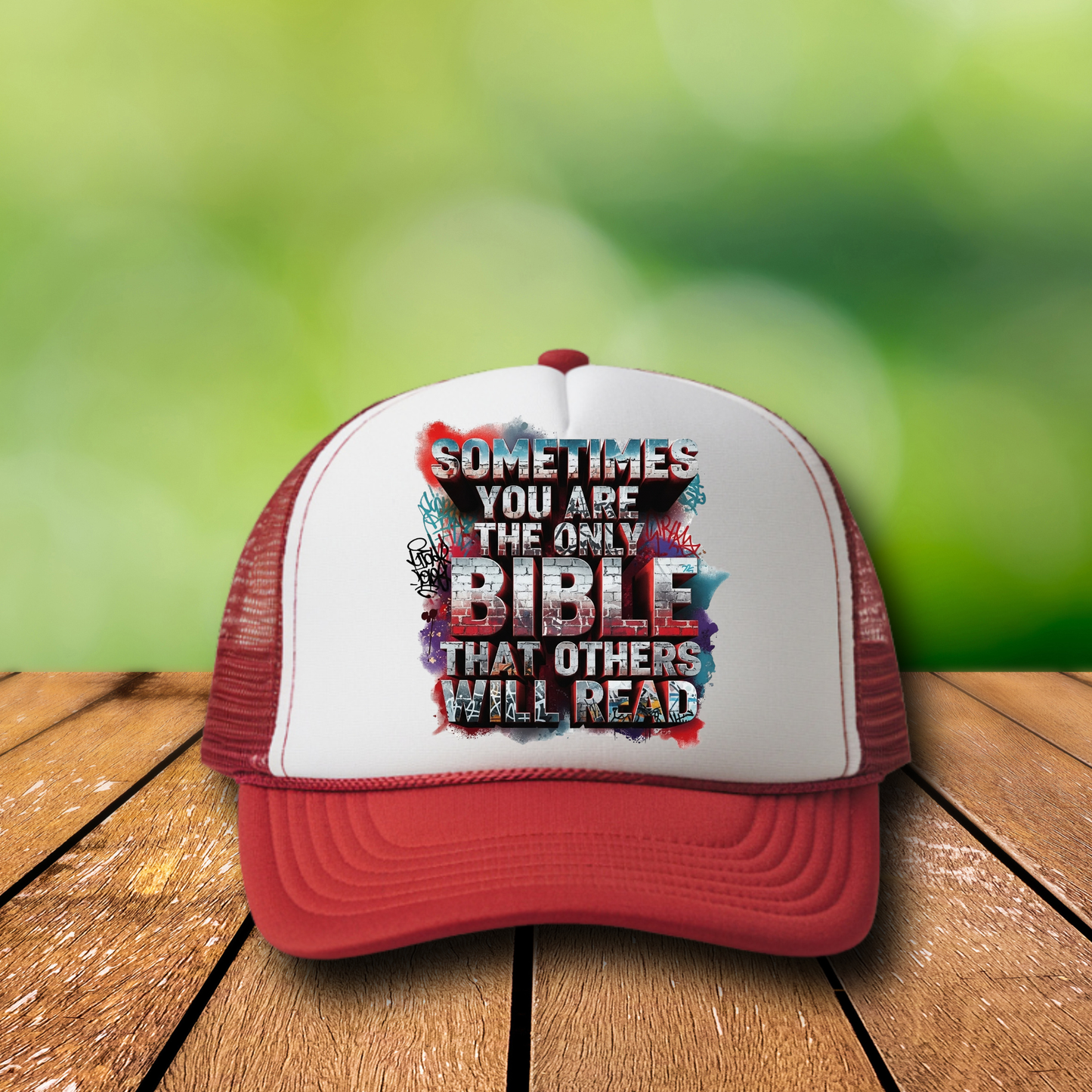 DTF Hat Patch/ Pocket - Sometimes You Are The Only Bible