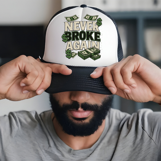 DTF Hat Patch- Never Broke Again- Our Original Design