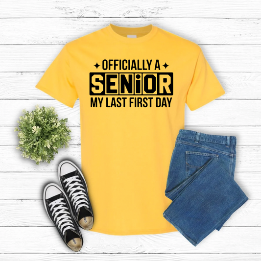 Screen Print- Officially Last 1st Day (in black)