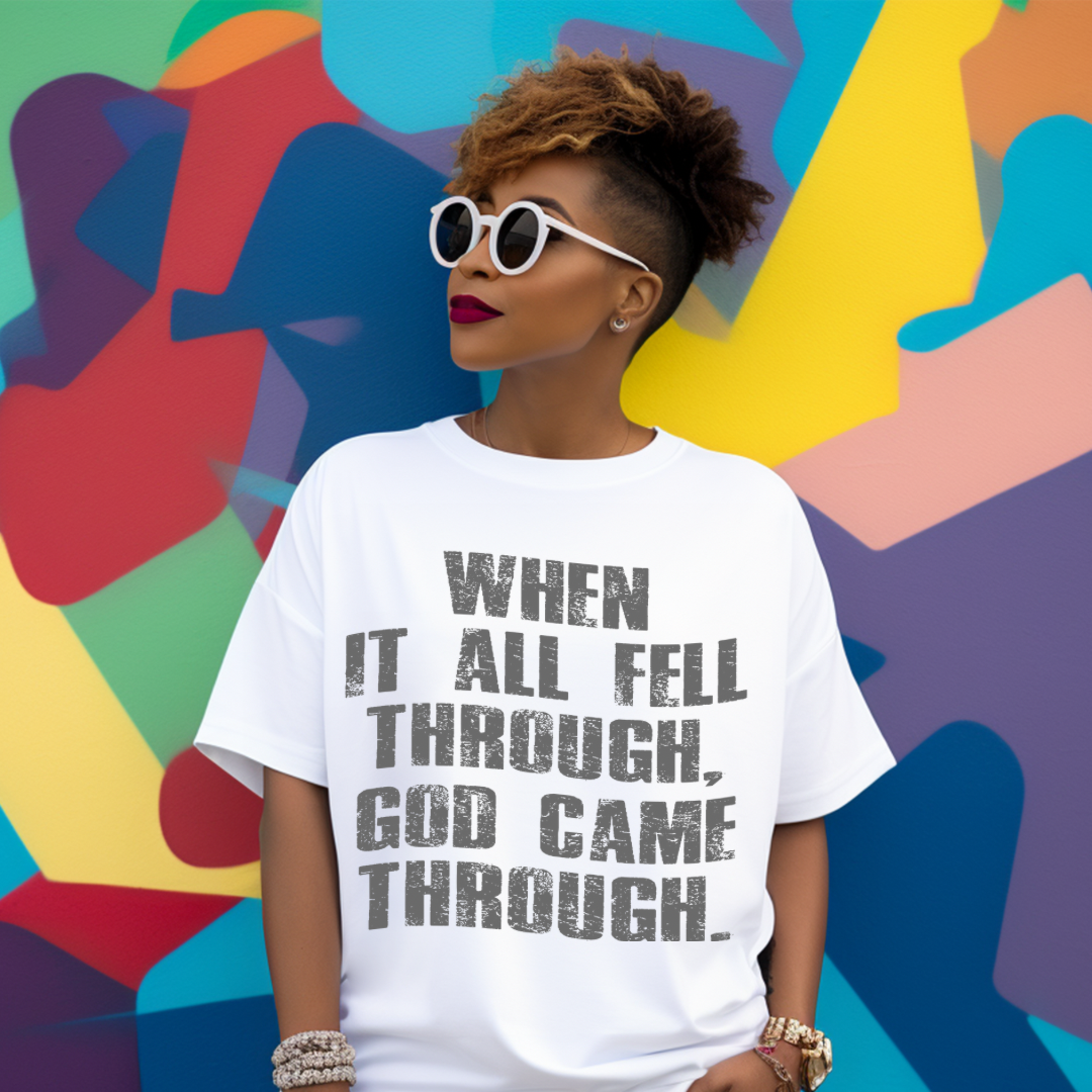 Screen Print- When It All Fell Through (Dark Gray)