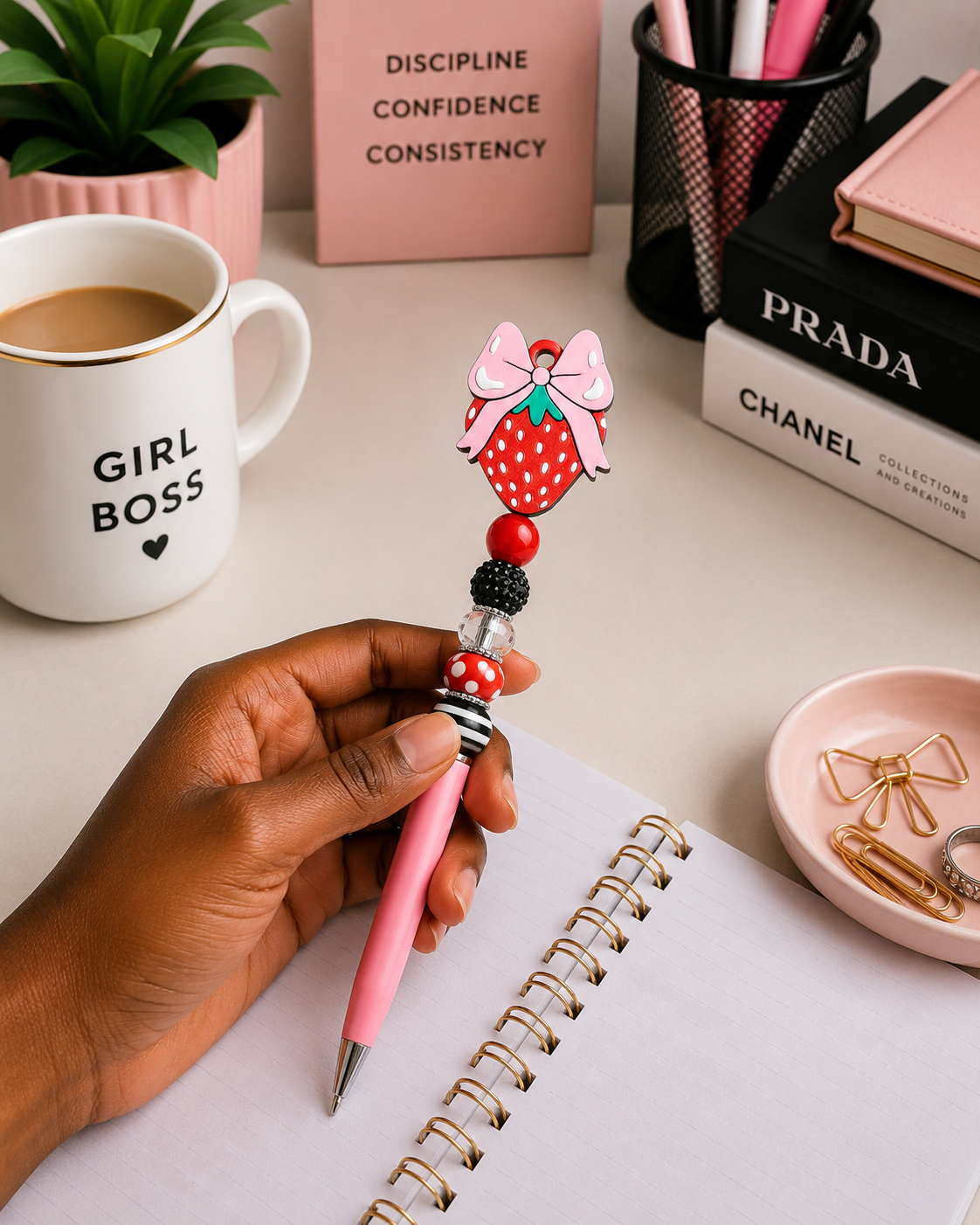 Strawberry Patch - Pen Charm