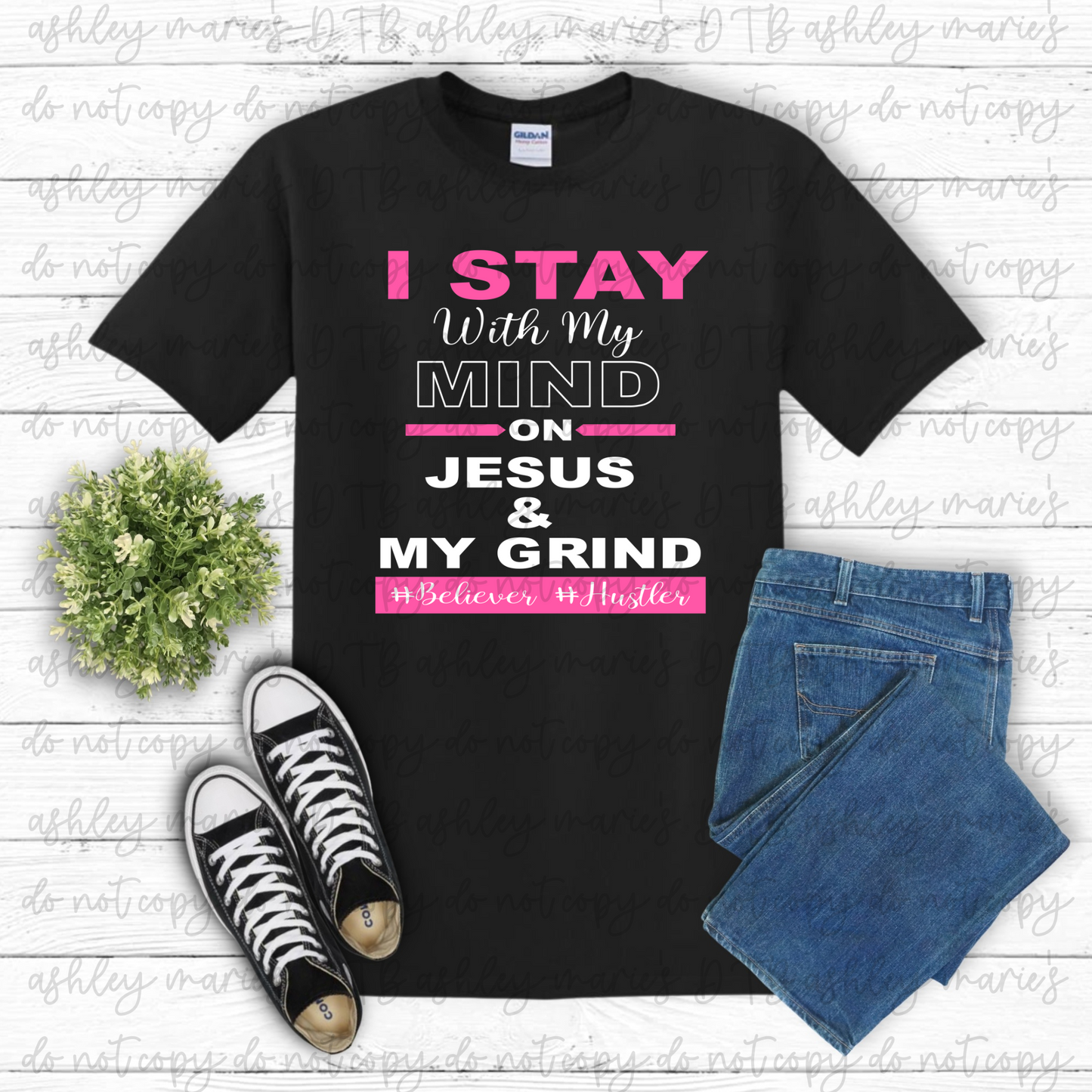 DTF- Mind on Jesus and My Grind (Adult)