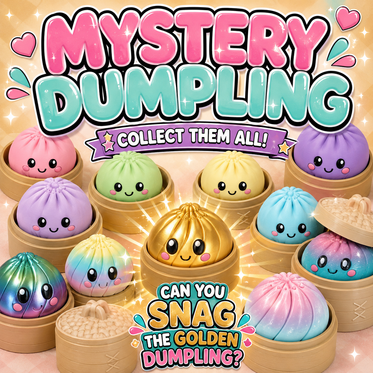 Mystery Dumpling Collectible Surprise | 3D Printed Mystery Blind Box