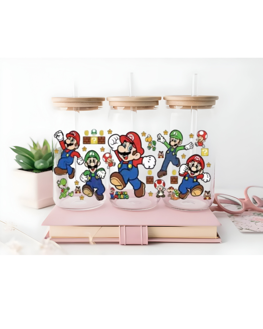 UV DTF- Mario Brothers (double sided)