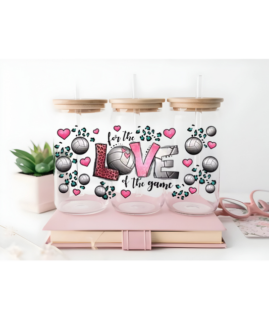 UV DTF- Volleyball Love (double sided)