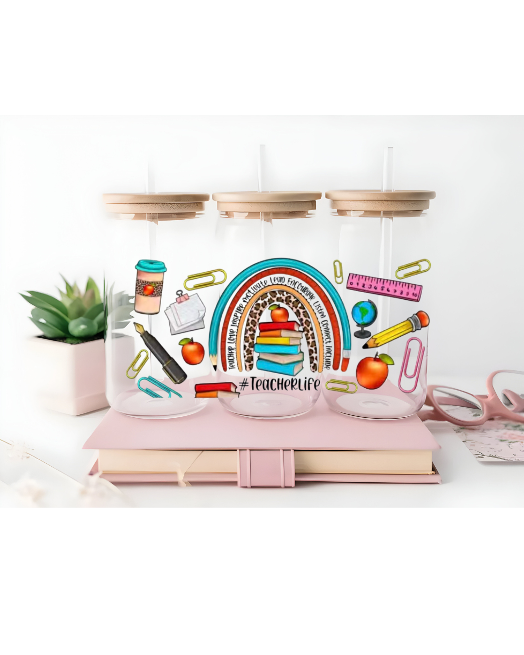 UV DTF- Teacher Life (double sided)