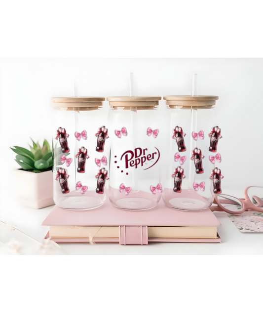 UV DTF- A Girl Who Loves Dr. Pepper (double sided)