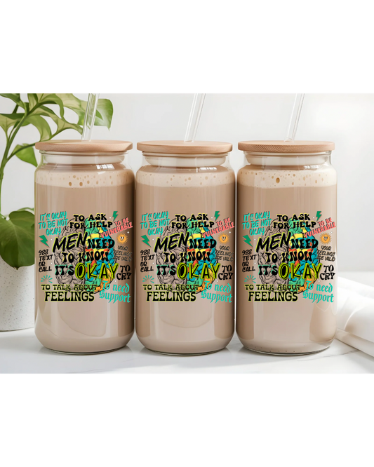 UV DTF- Men’s Mental Health Awareness