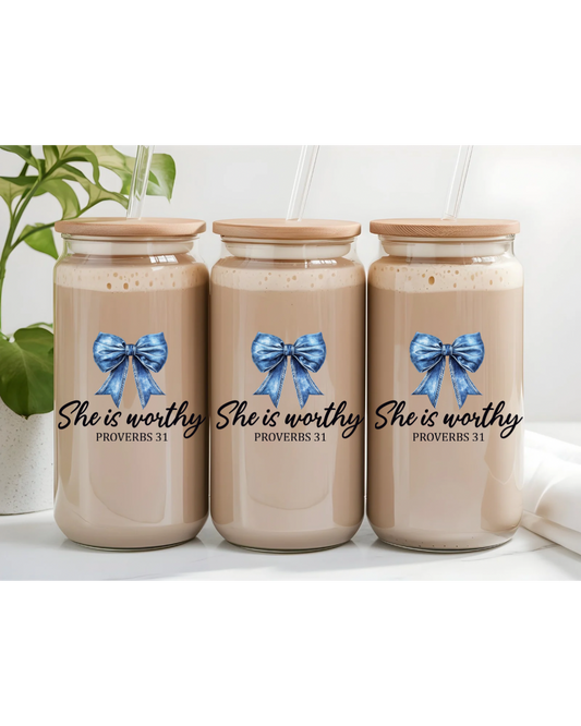 UV DTF- She Is Worthy