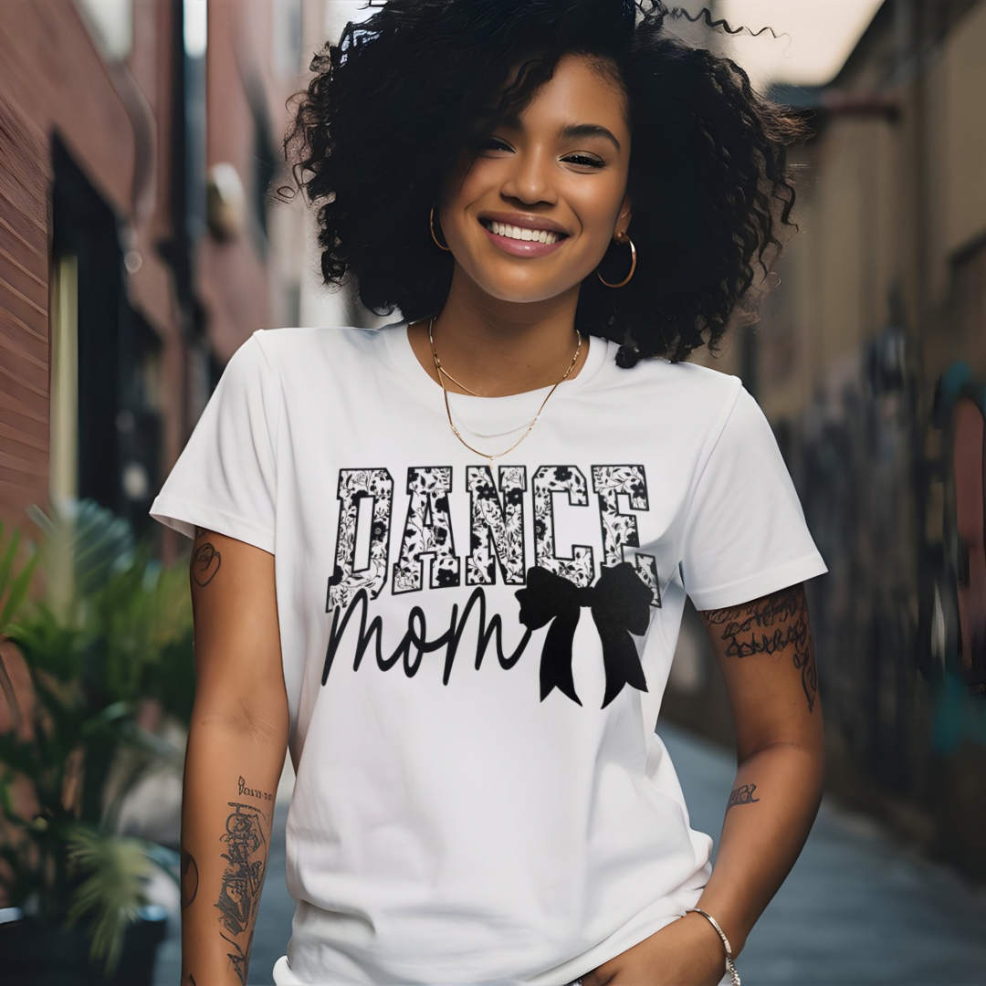 Screen Print- Dance Mom (Black/Lace/Coquette)