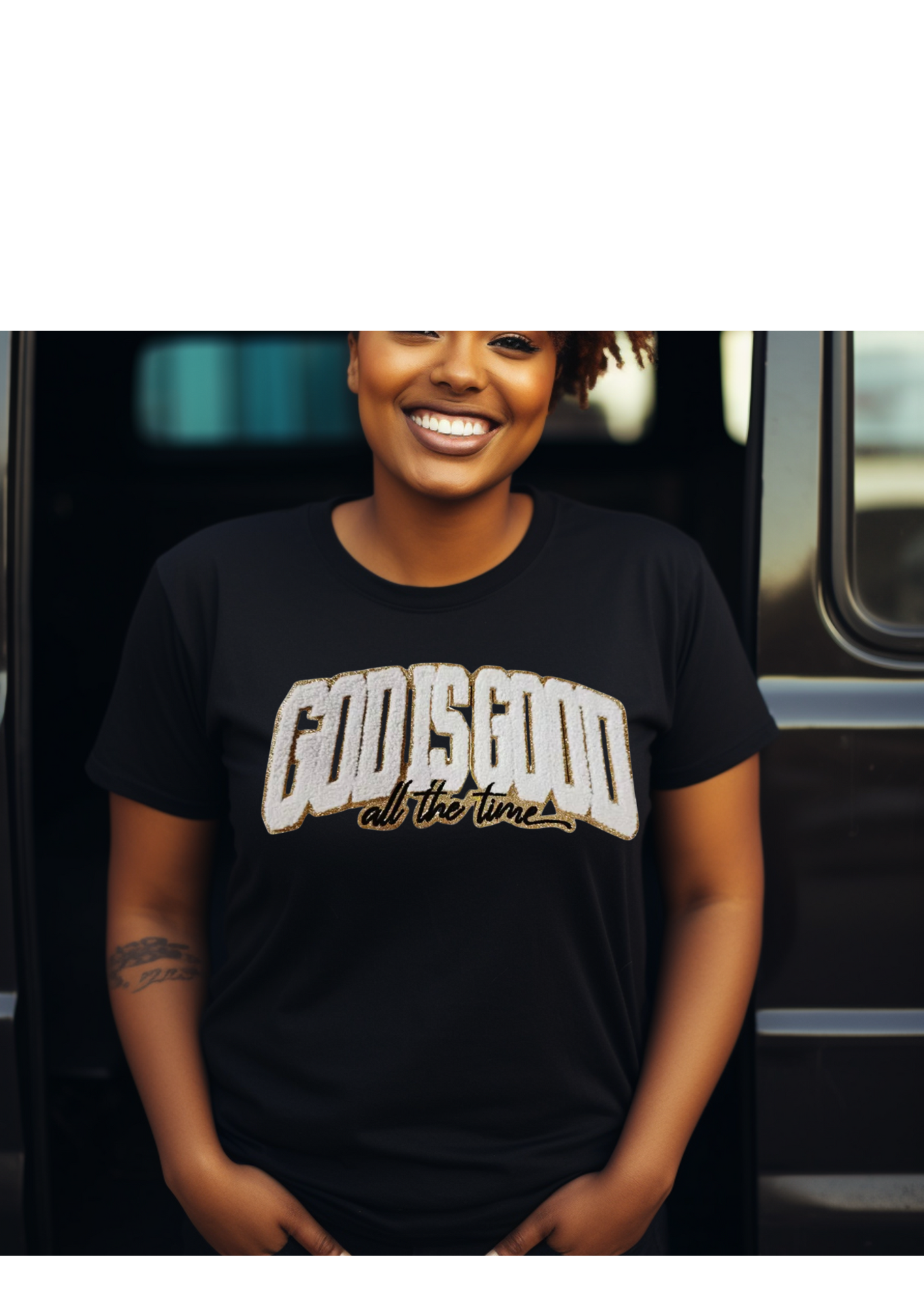 God is Good Chenille Patch