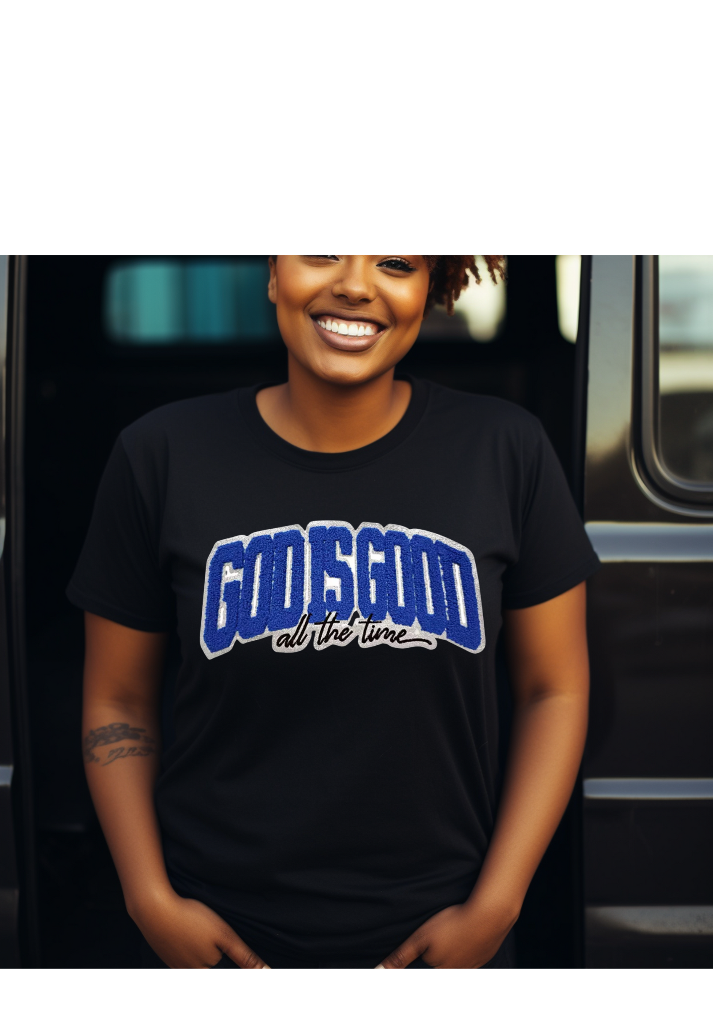 God is Good Chenille Patch