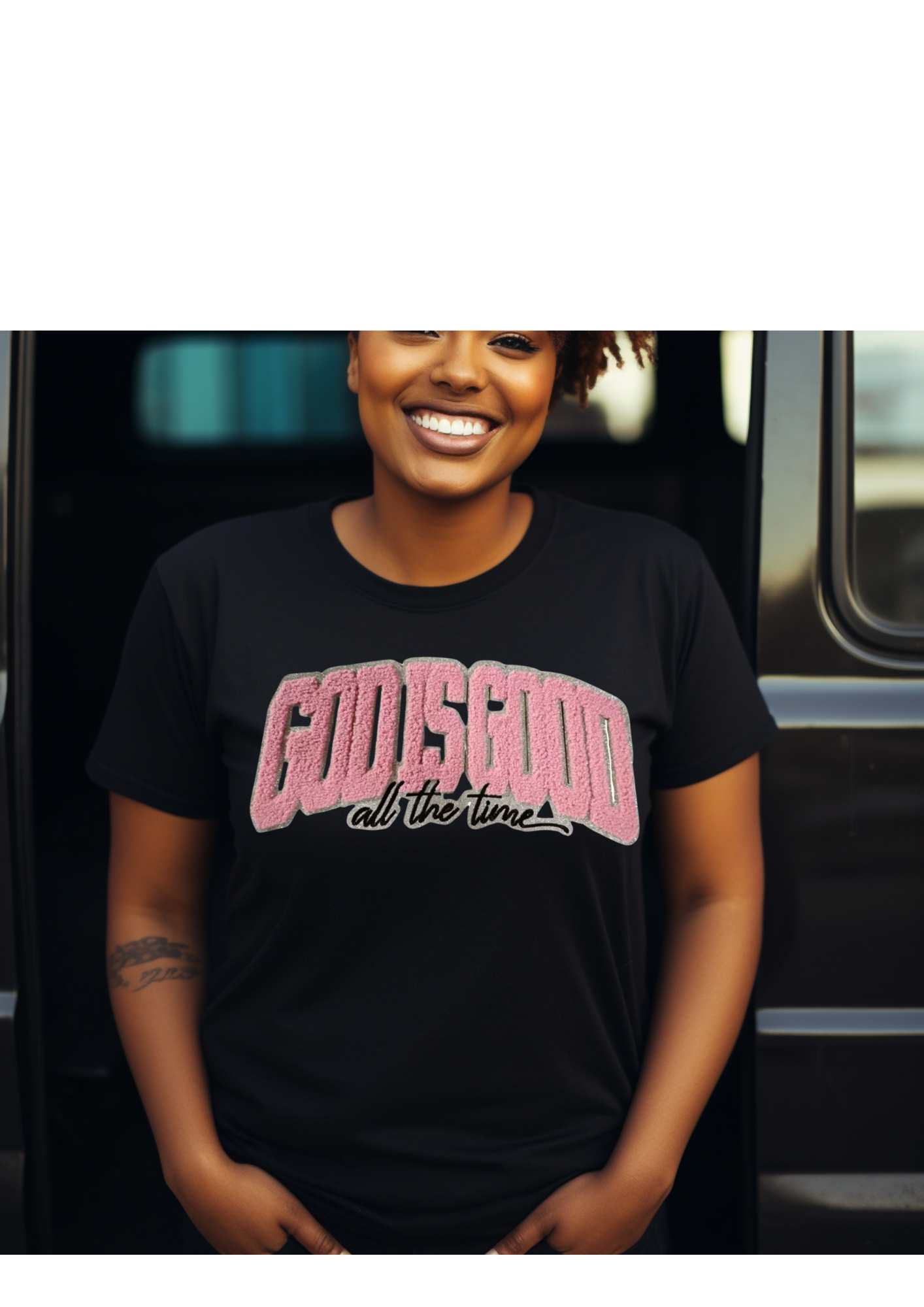 God is Good Chenille Patch