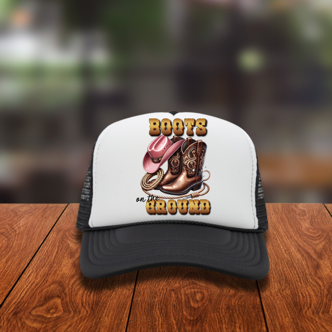 DTF Hat Patch- Boots on the Ground