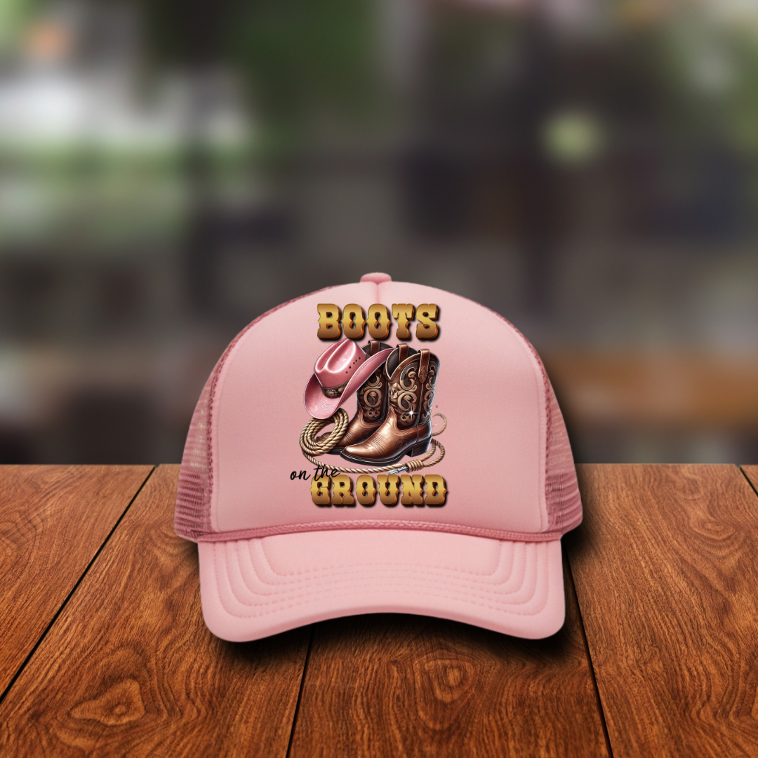 DTF Hat Patch- Boots on the Ground