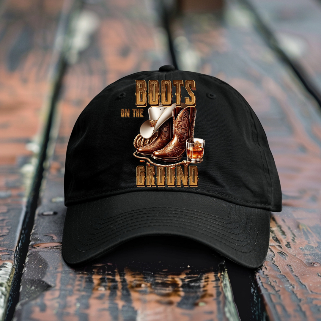 DTF Hat Patch- Boots on the Ground