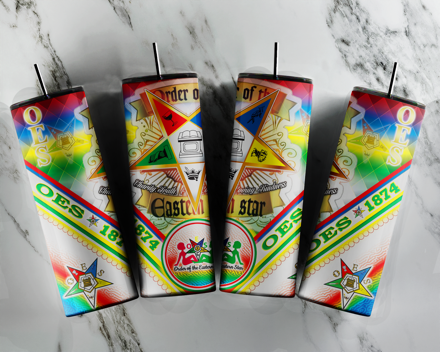 Greek Organizations Sublimation Tumbler