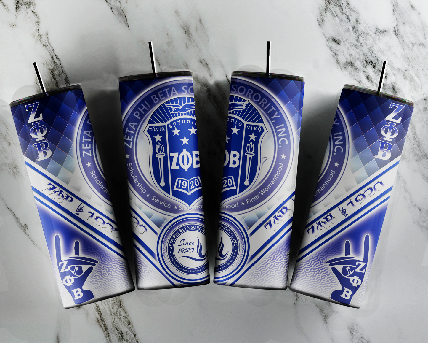 Greek Organizations Sublimation Tumbler