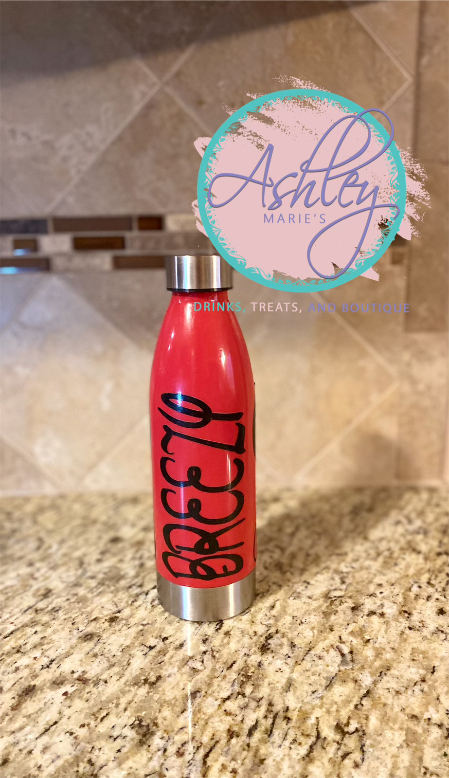 Personalized 22 oz Water Bottle