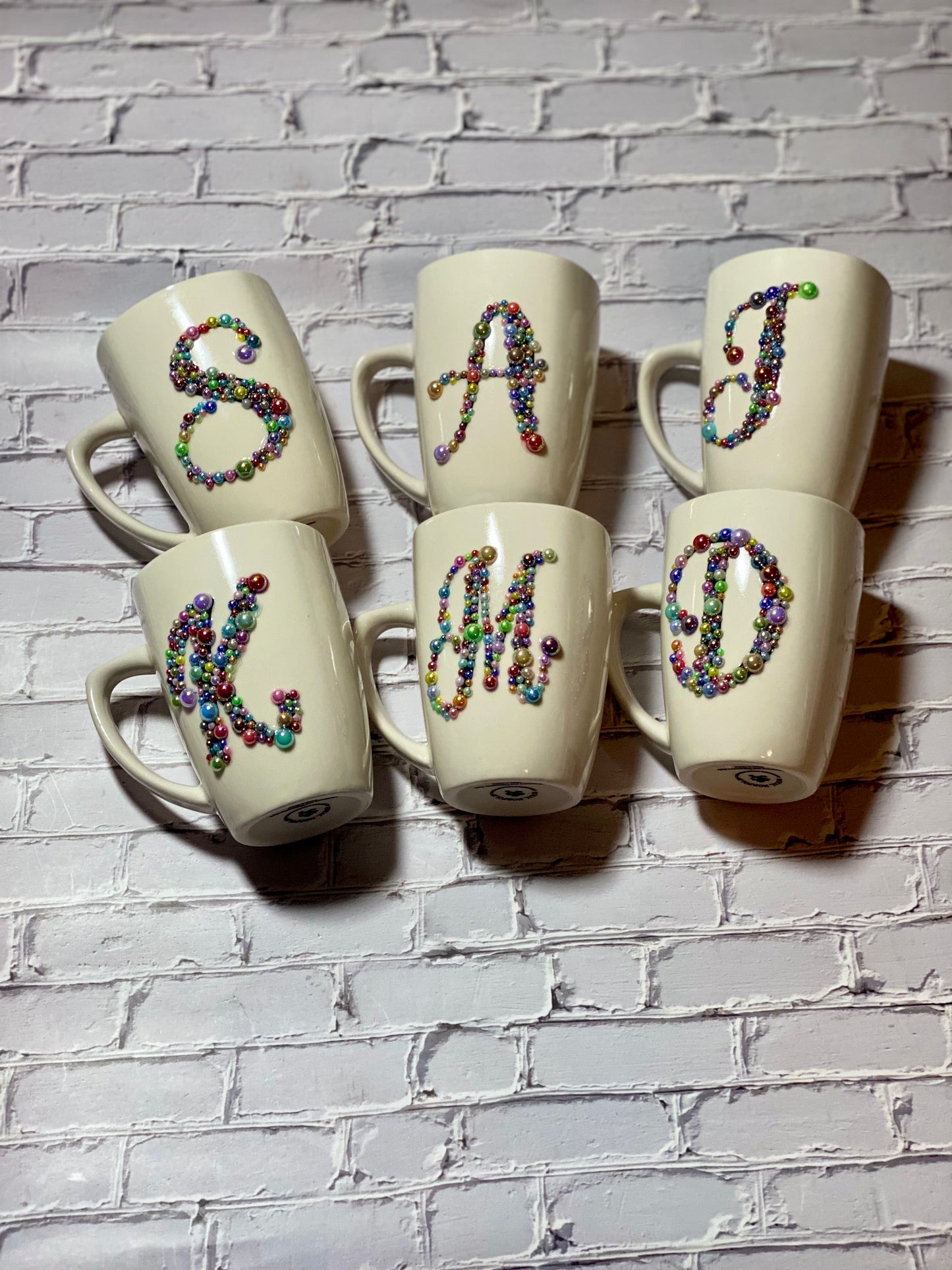 Initial Blinged Coffee Mug