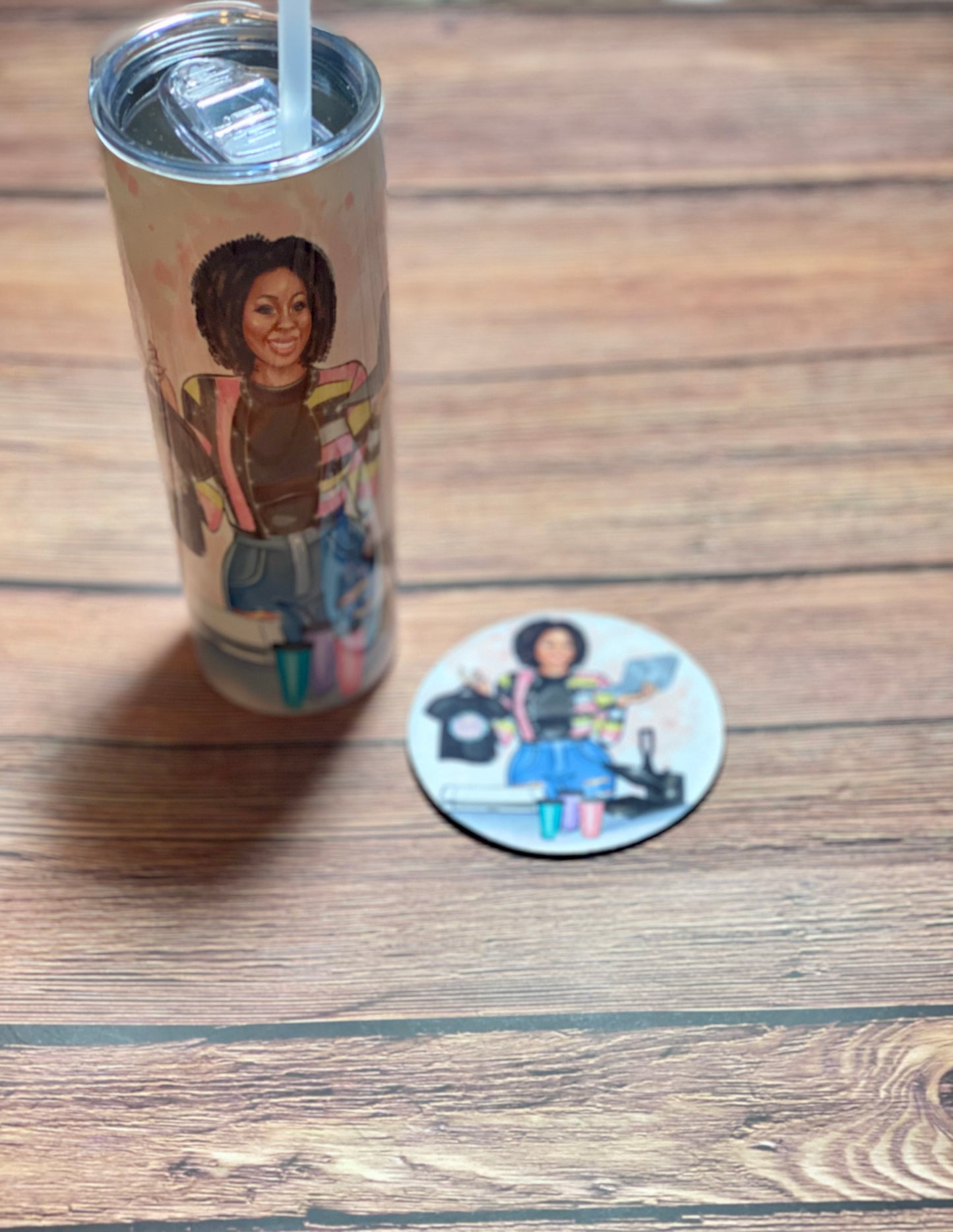 Tumbler and Coaster Set